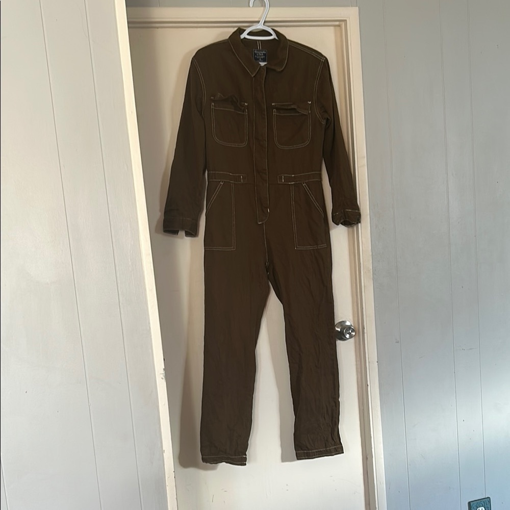 Abercrombie & Fitch Dark Brown Utility Jumpsuit